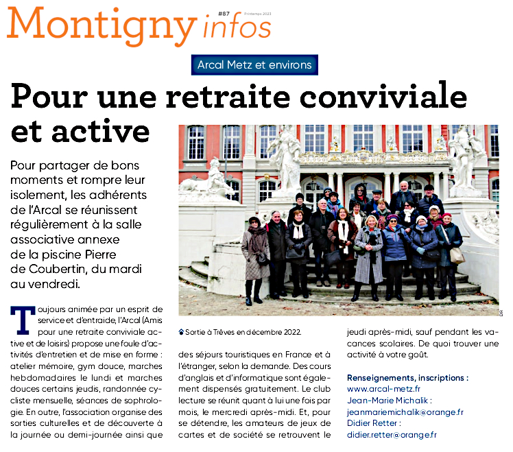Montigny Infos Mai 2021